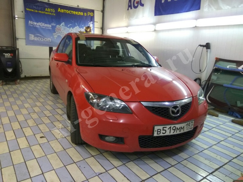 Установка лобового стекла MAZDA CX-5 2011-