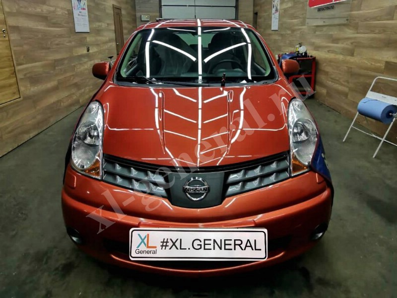 Установка автостекла Nissan Note 2005-