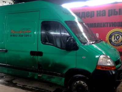 Установка автостекла на Renault Master 1998-