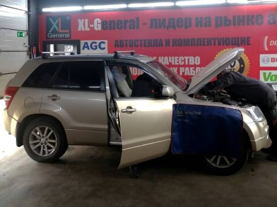 Установка лобового стекла Suzuki Grand Vitara 2005-