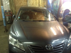 Установка автостекла Toyota Camry VI 2006